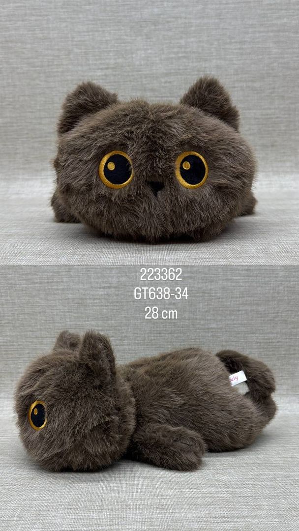 GATO ACOSTADO SURTIDO 28 CM