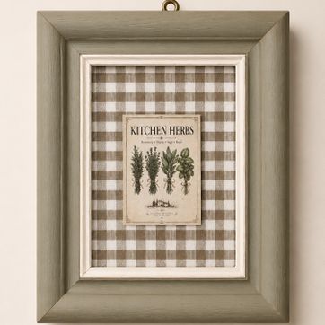 Cuadro Vichy Kitchen Herbs  - imagen 1