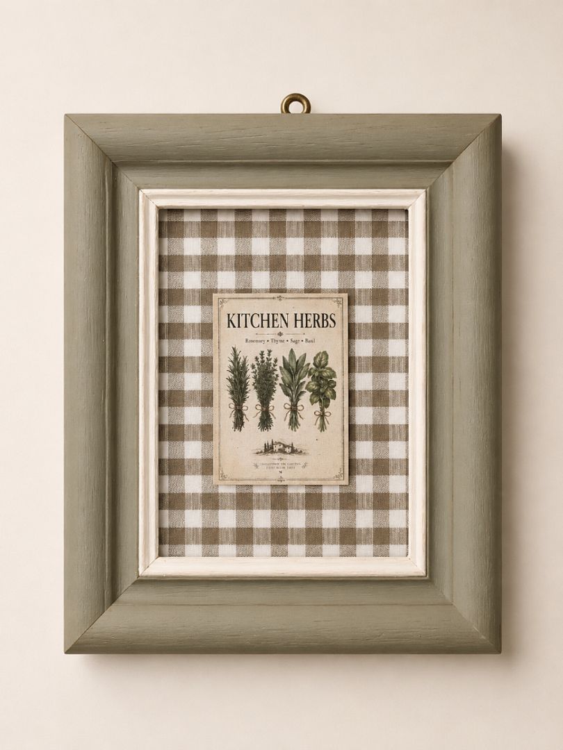 Cuadro Vichy Kitchen Herbs 