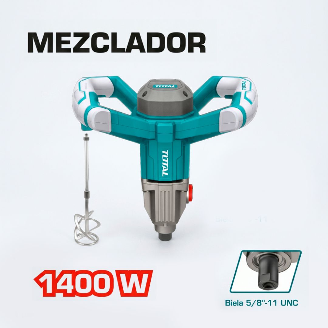 MEZCLADORA DE CONCRETO ELECTRICA 110V 1400W