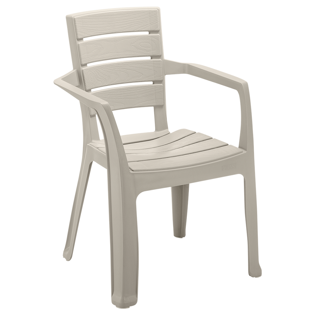 SILLA BARU CON BRAZOS MOCCA RIMAX	