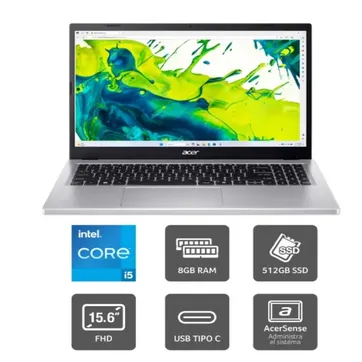 PORT ACER 15.6"/ CORE I5/ 8GB RAM/ - imagen 1