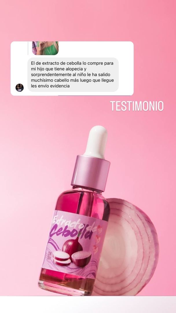 Tónico capilar cebolla