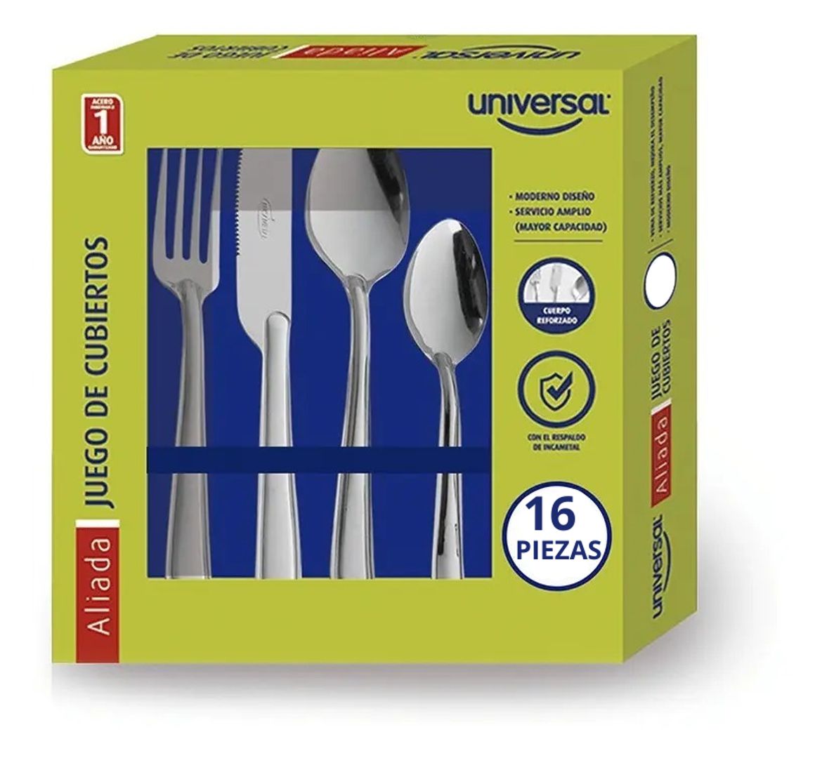 Juego de Cubiertos Universal 16 Piezas