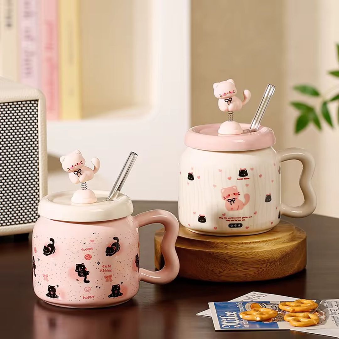 Mug gatito coquette 