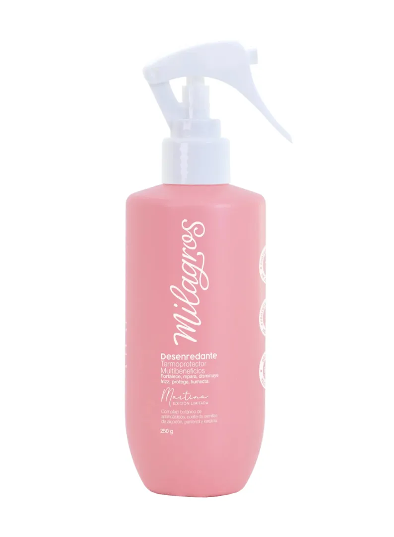 Desenredante Termoprotector Milagros Multibeneficios Edición Martina X 250 Gr