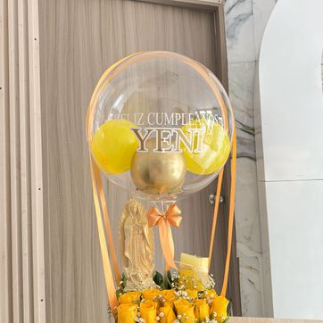 Imagen del producto Caja con virgen y vela