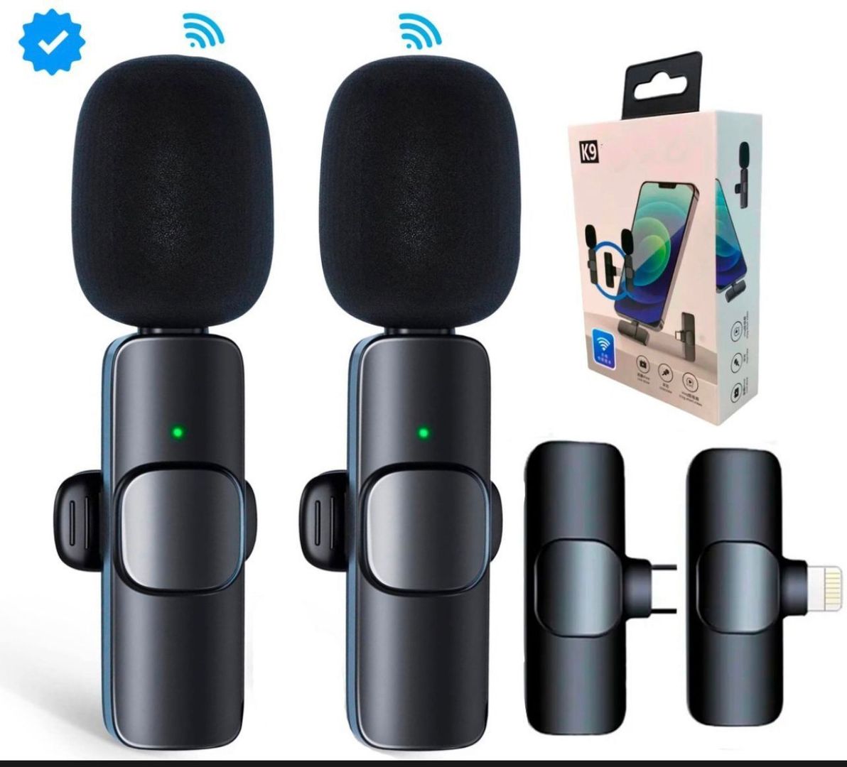 MICROFONO DE SOLAPA INALAMBRICO - K9