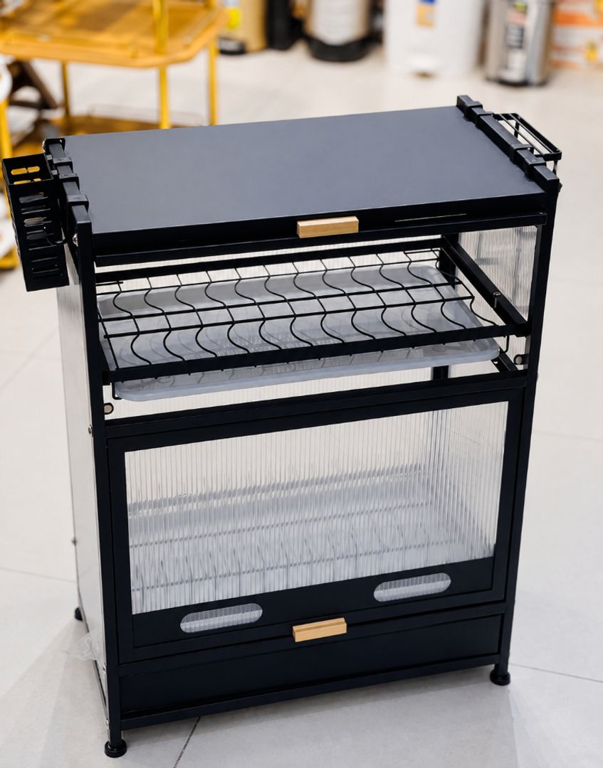 ORGANIZADOR ESCURRIDOR DE COCINA CON GABINETES