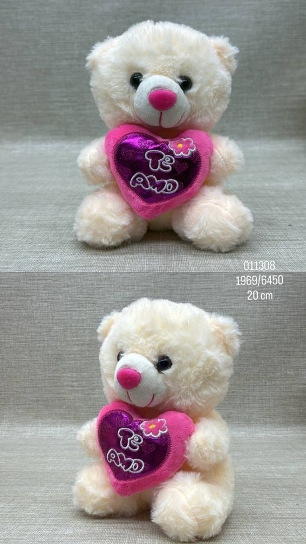 OSO CORAZON SURTIDO ECONOMICO DE 20 CM