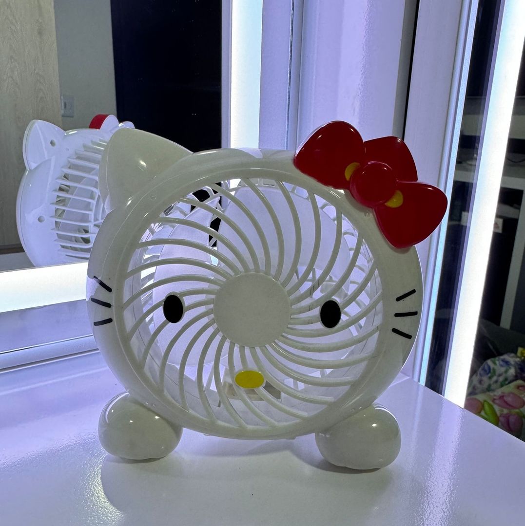 Ventilador hello kitty recargable 