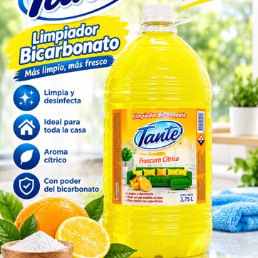 Imagen del producto LIMPIADOR BICARBONATO FRESCURA CITRICA TANTE X 3.750 ML