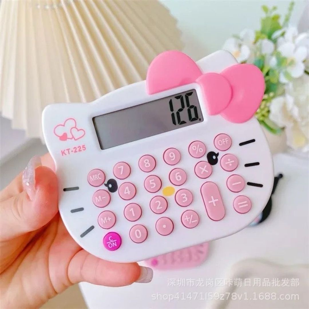 Calculadora hello kitty pequeña 