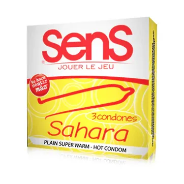 Imagen del producto CONDONES SENS SAHARA x 3