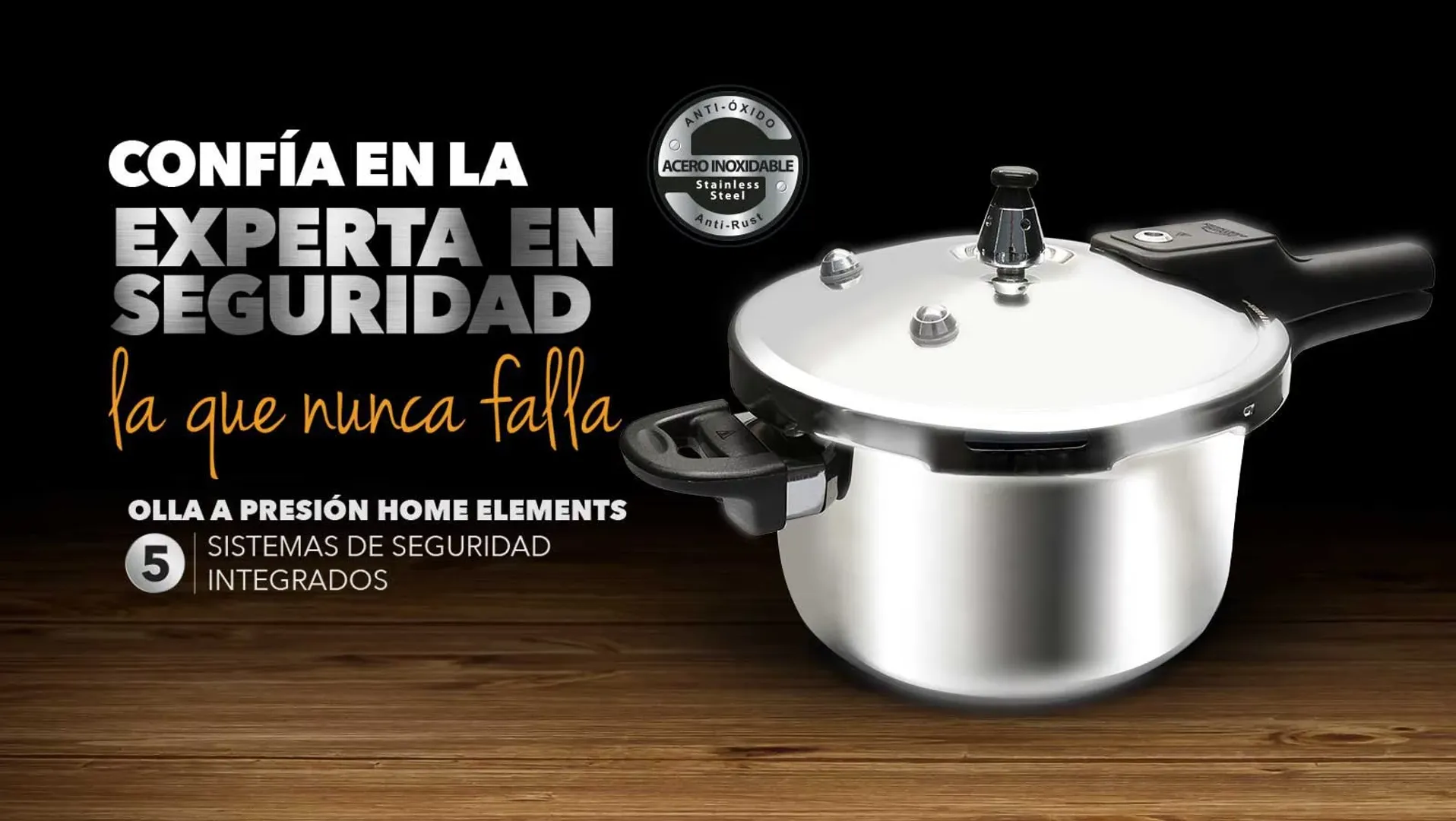 OLLA PRESION HOME ELEMENTS 4.2 LITROS 0008 HOME ELEMENTS 