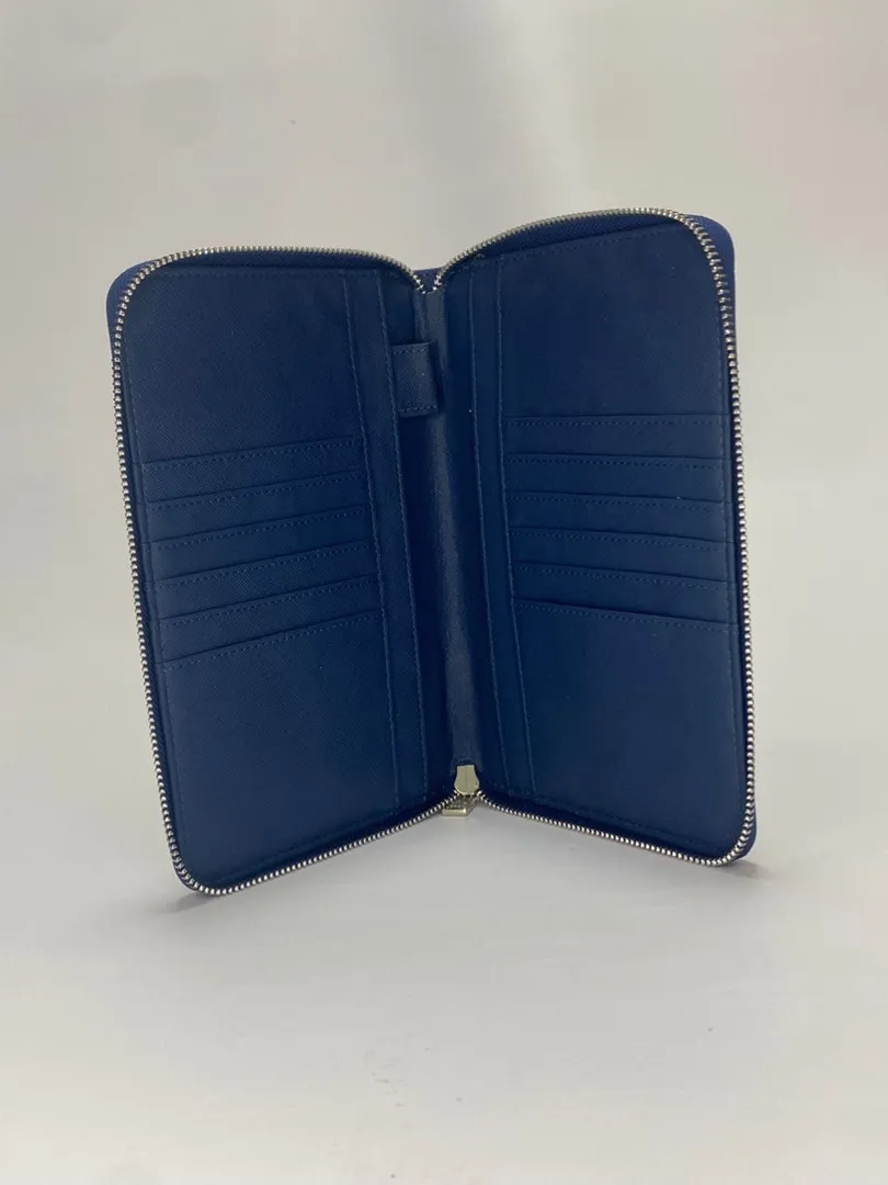 PORTA PASAPORTE TRAVEL AZUL