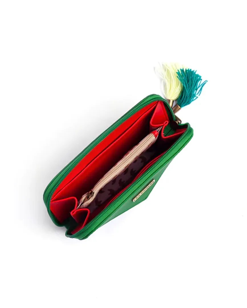 BILLETERA POLY VERDE 
