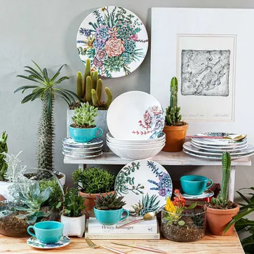 VAJILLA UNNI BOTHANICA CERAMICA 20PZ  - imagen 1