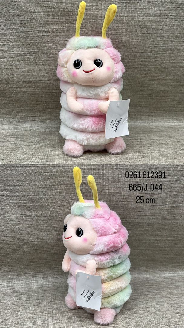 ORUGA ORUGA MULTICOLOR 25 CM