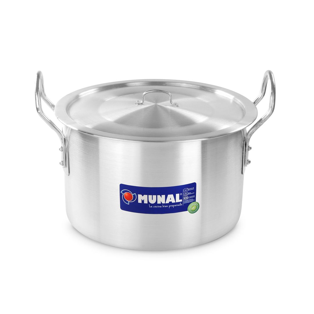 CALDERO MUNAL EXTRAFUERTE 40X40 CON TAPA