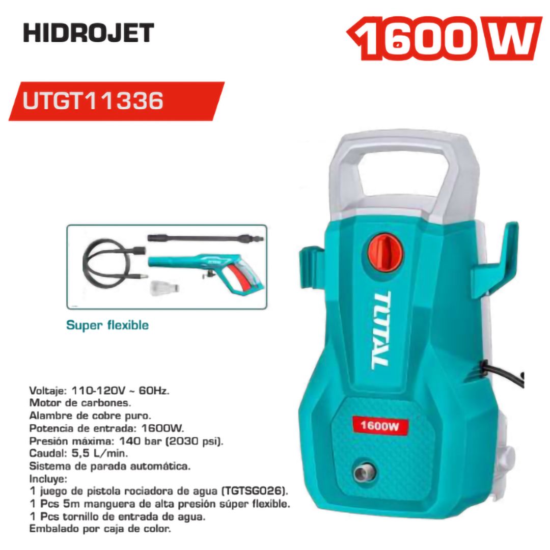 HIDROJET 1600W 2030 PSI 