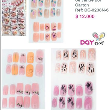 Imagen del producto DC0238N-6 UÑAS DECORADAS