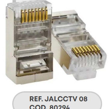 Imagen del producto CONECTOR RJ45 METÁLICO CAT 6E