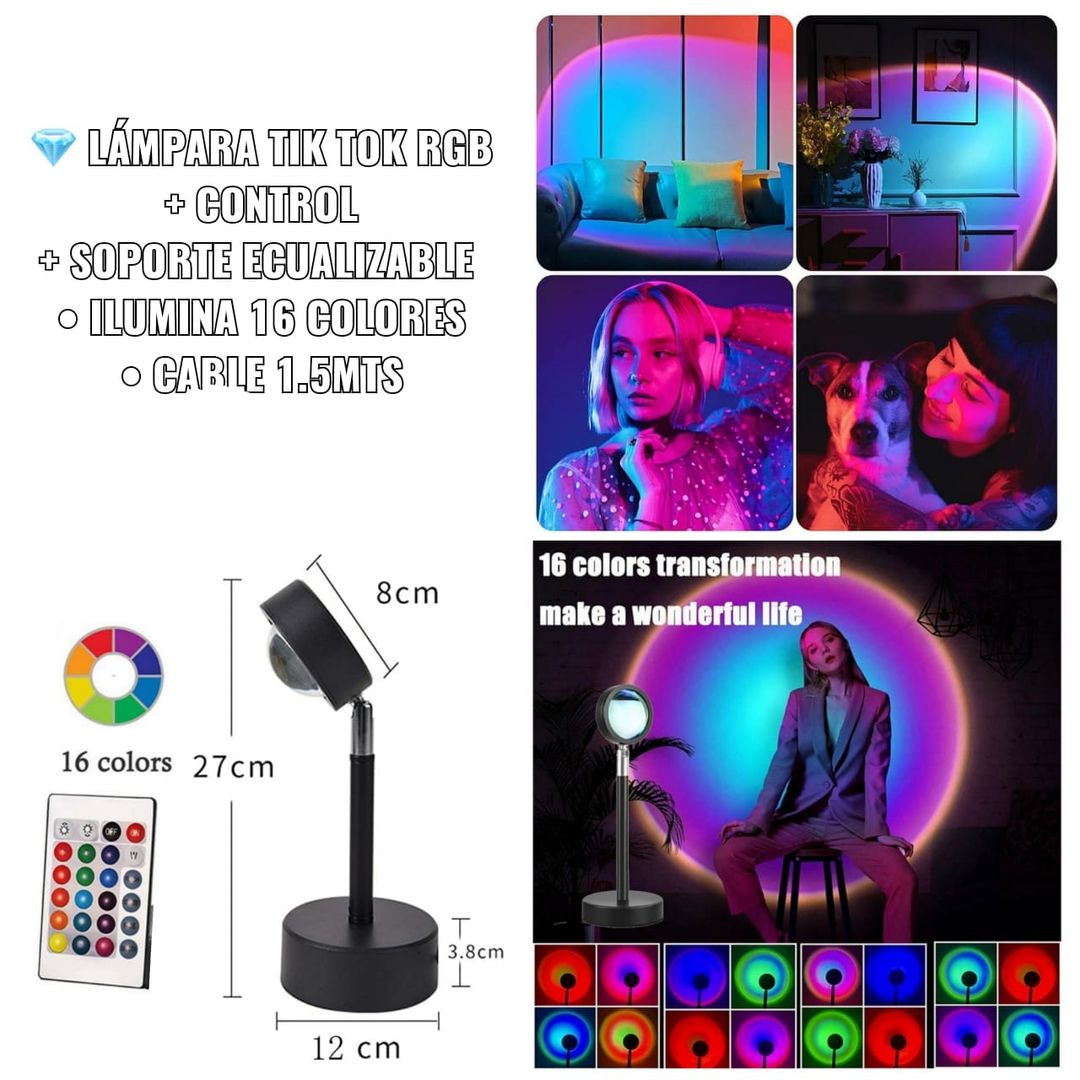 LAMPARA TIK TOK RGB