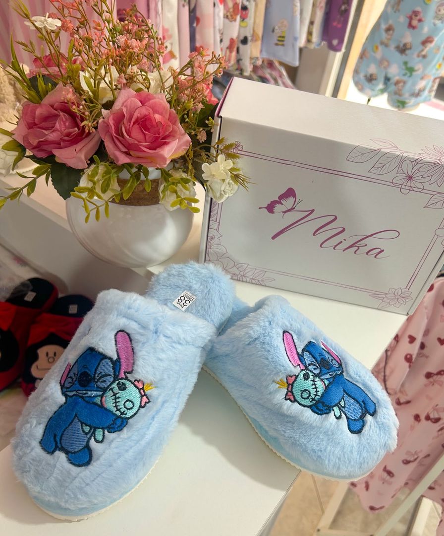 Pantuflas Stitch 