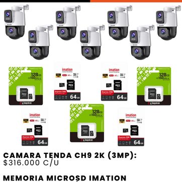 Imagen del producto KIT WIFI TENDA DOBLE LENTE X7 EXTERIOR