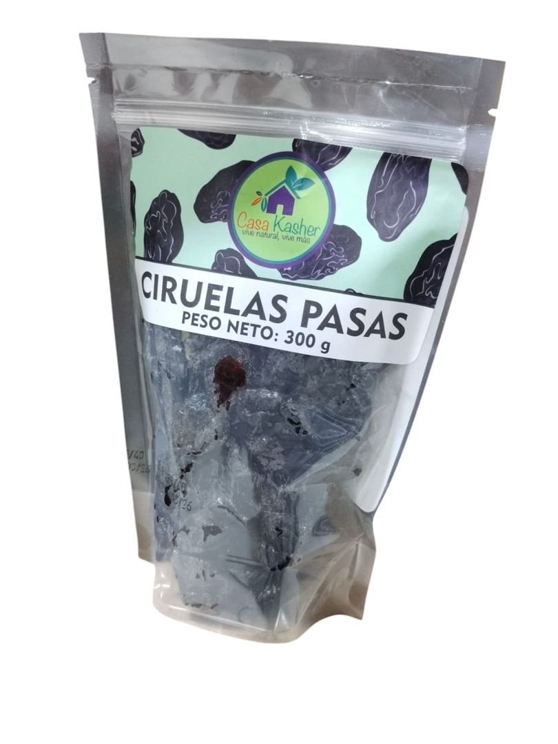 CIRUELAS PASAS CASA KASHER*300G