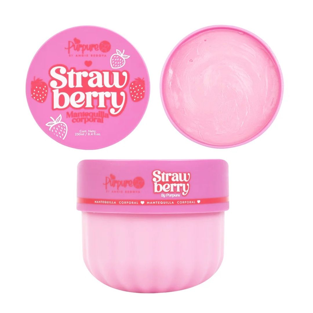 MANTEQUILLA CORPORAL STRAWBERRY 250ML PURPURE