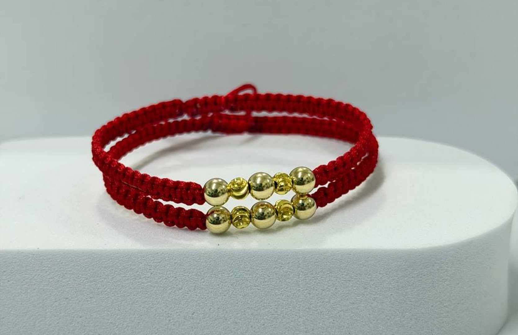 Par pulseras balin liso e italiano 5mm y 4mm