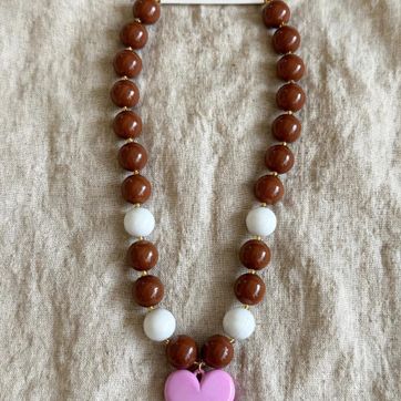 Imagen del producto Collar Corazón Morado