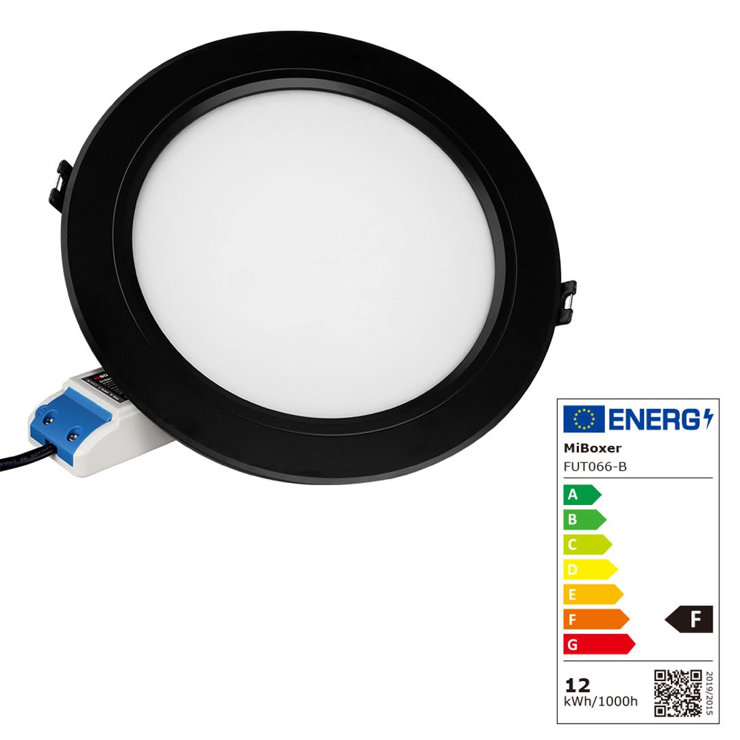 DOWNLIGHT 110V RGB+CCT MARCO NEGRO