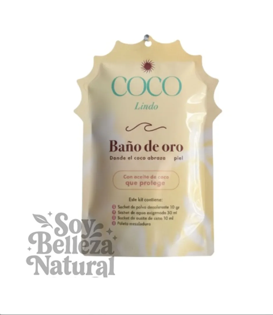 COCO LINDO BAÑO DE ORO