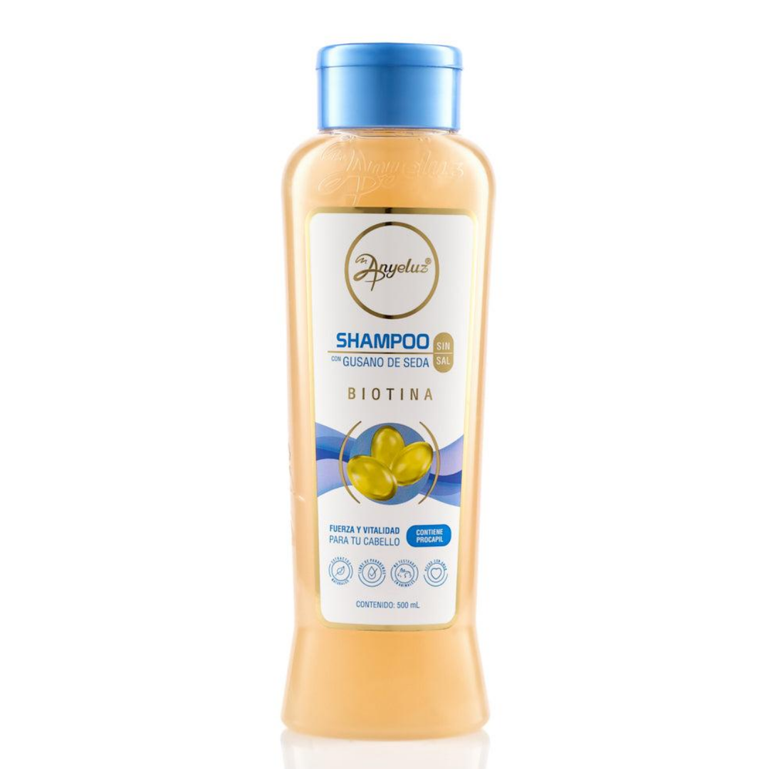 SHAMPOO  GUSANO DE SEDA ANYELUZ X 500ML