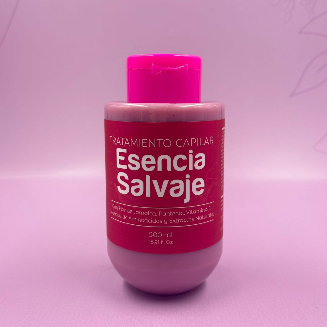 TRATAMIENTO CAPILAR CON FLOR DE JAMAICA FRUTO SALVAJE 