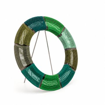 Imagen del producto HAND WOVEN CIRCLE BROOCH