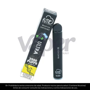 Imagen del producto Fume Ultra Black Ice 2500 Puffs