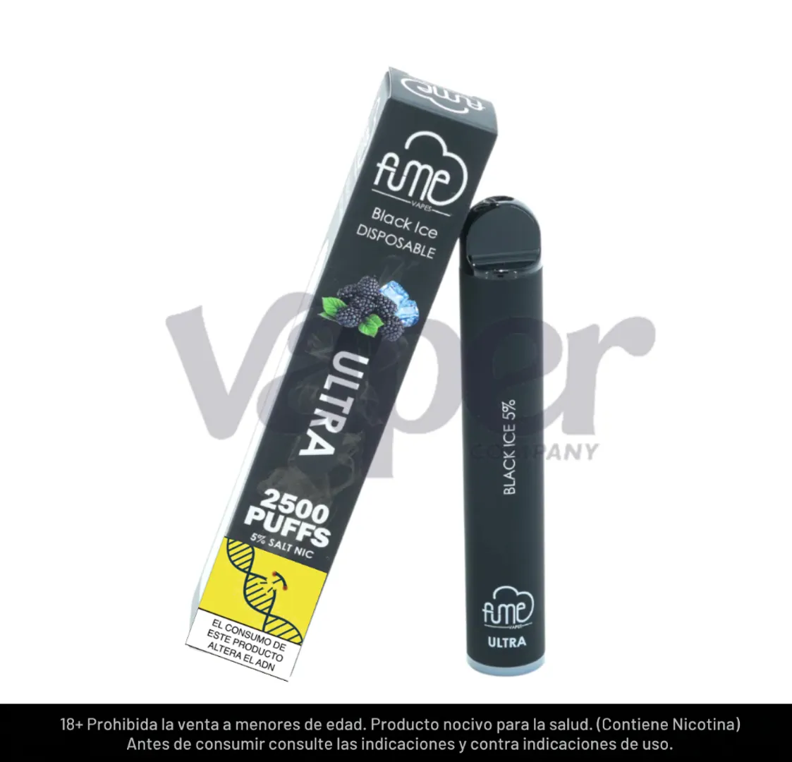 Fume Ultra Black Ice 2500 Puffs