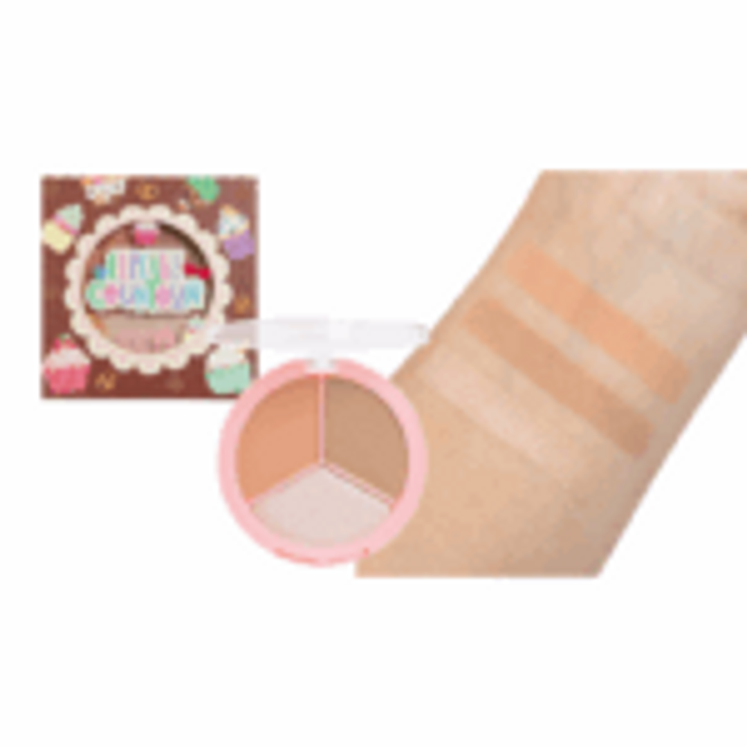 Paleta contorno, rubor e iluminador Cupcake Trendy