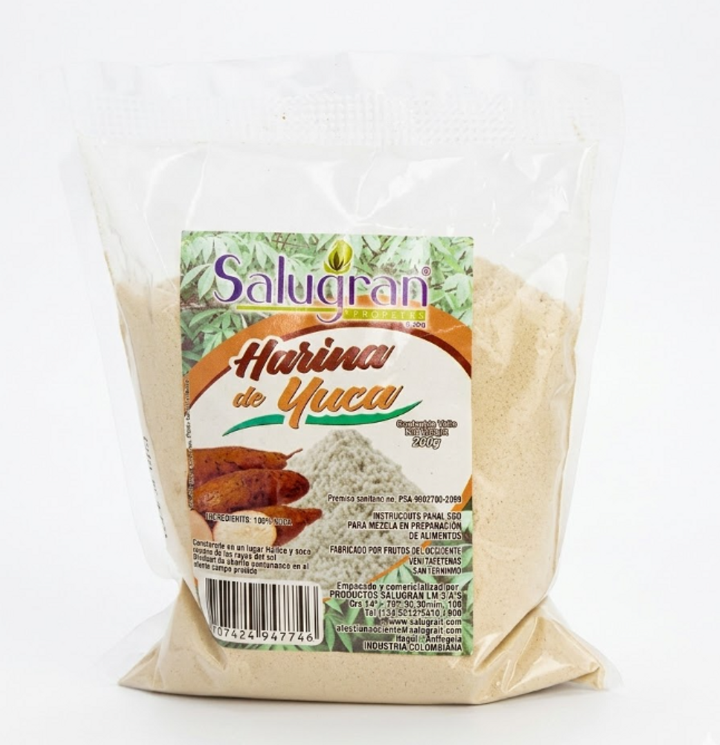 HARINA DE YUCA X 500GR SALUGRAN