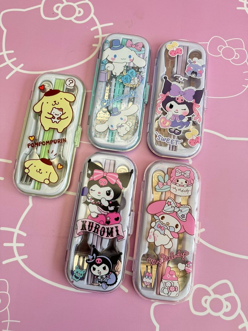Kit de cubiertos Sanrio 