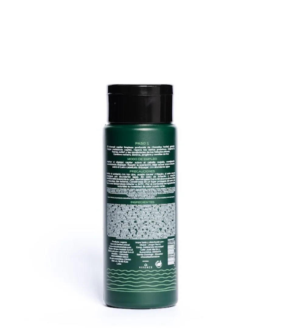 Shampoo de 250ml limpieza profunda Paso 1 