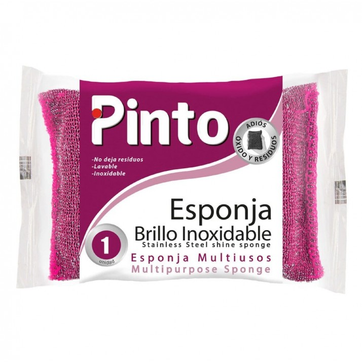 Imagen del producto PINTO ESPONJA BRILLO INOX*1