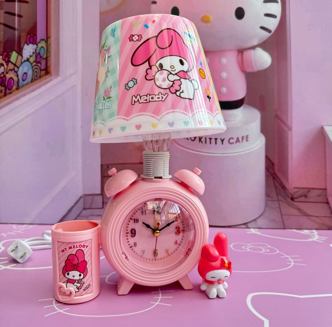 Reloj/lampara Sanrio 