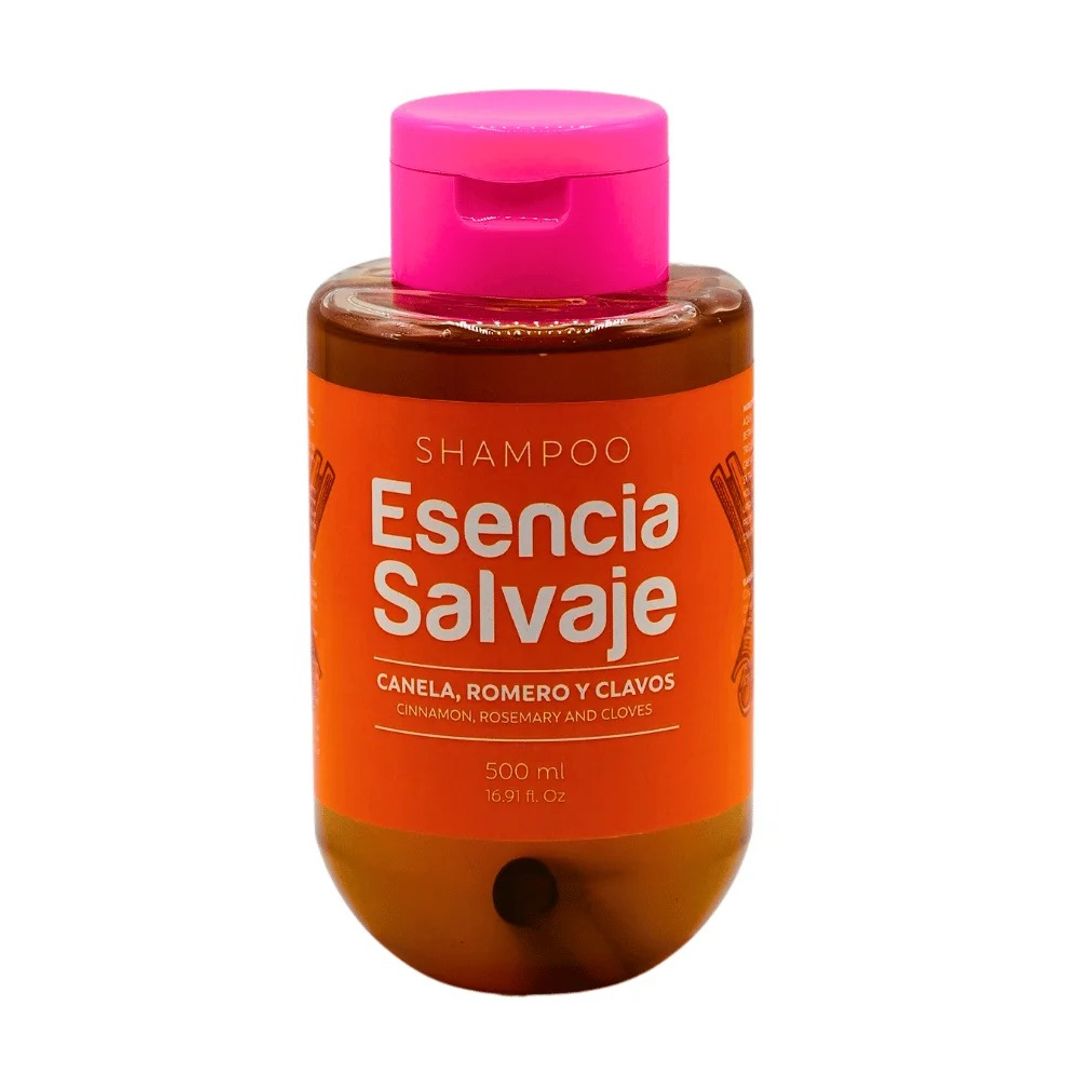 Shampoo romero, canelo y clavos- Esencia Salvaje