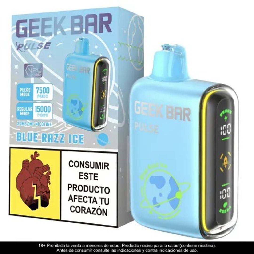 Geek Bar Pulse Blue Razz Ice 15.000 Puffs