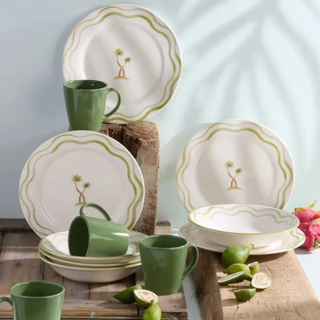 Vajilla CORONA 4 Puestos / 12 Piezas Brisa